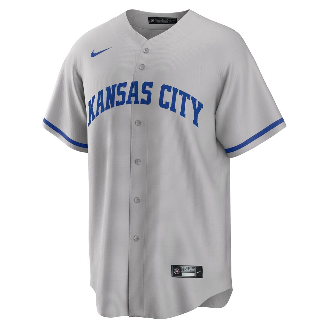 Kansas City Royals Nike Gray Replica MLB Jersey