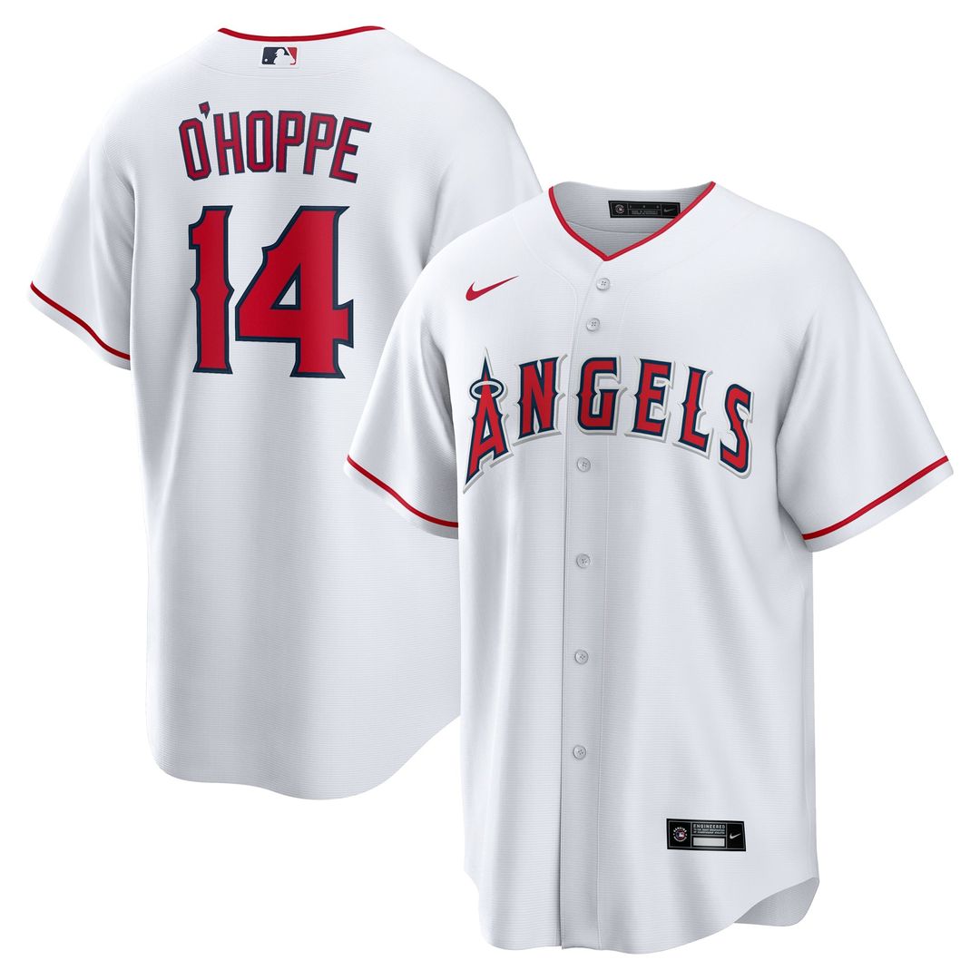 Los Angeles Angels Nike White Replica MLB baseball jersey
