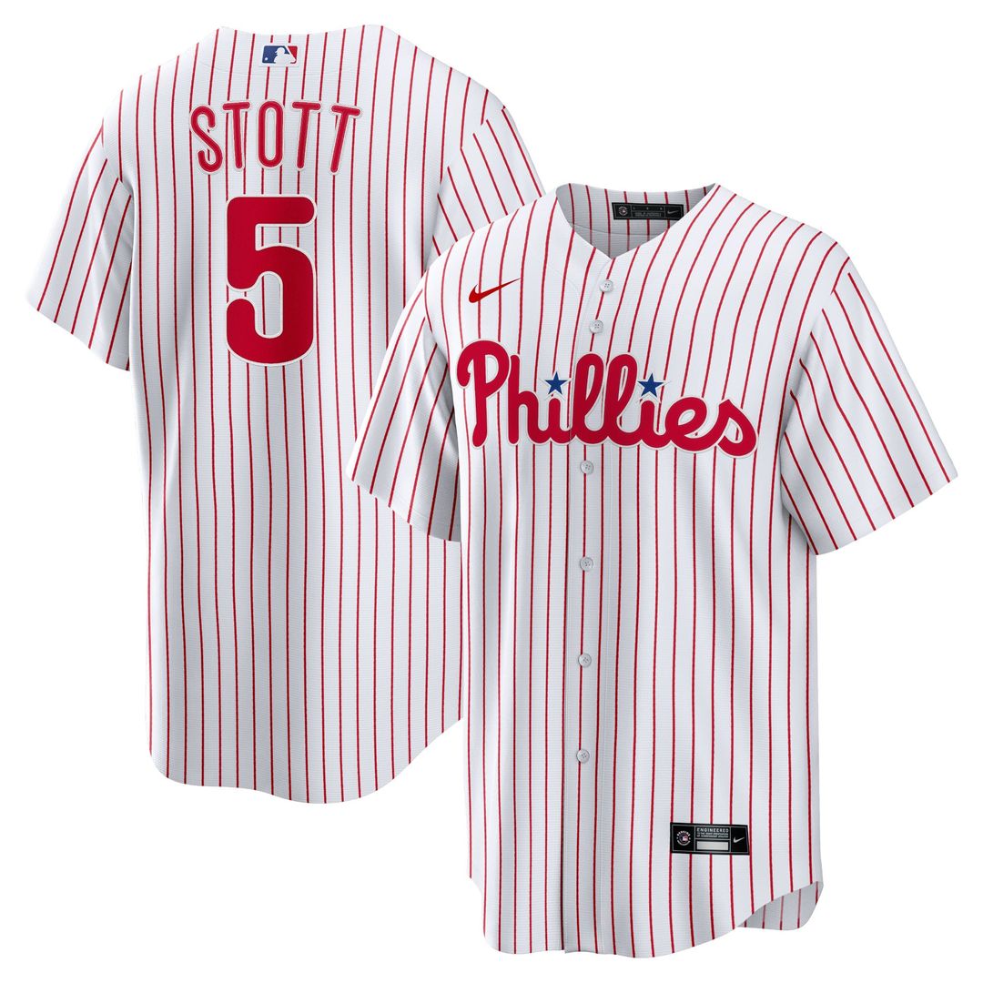 Philadelphia Phillies Nike White Replica MLB baseball jersey