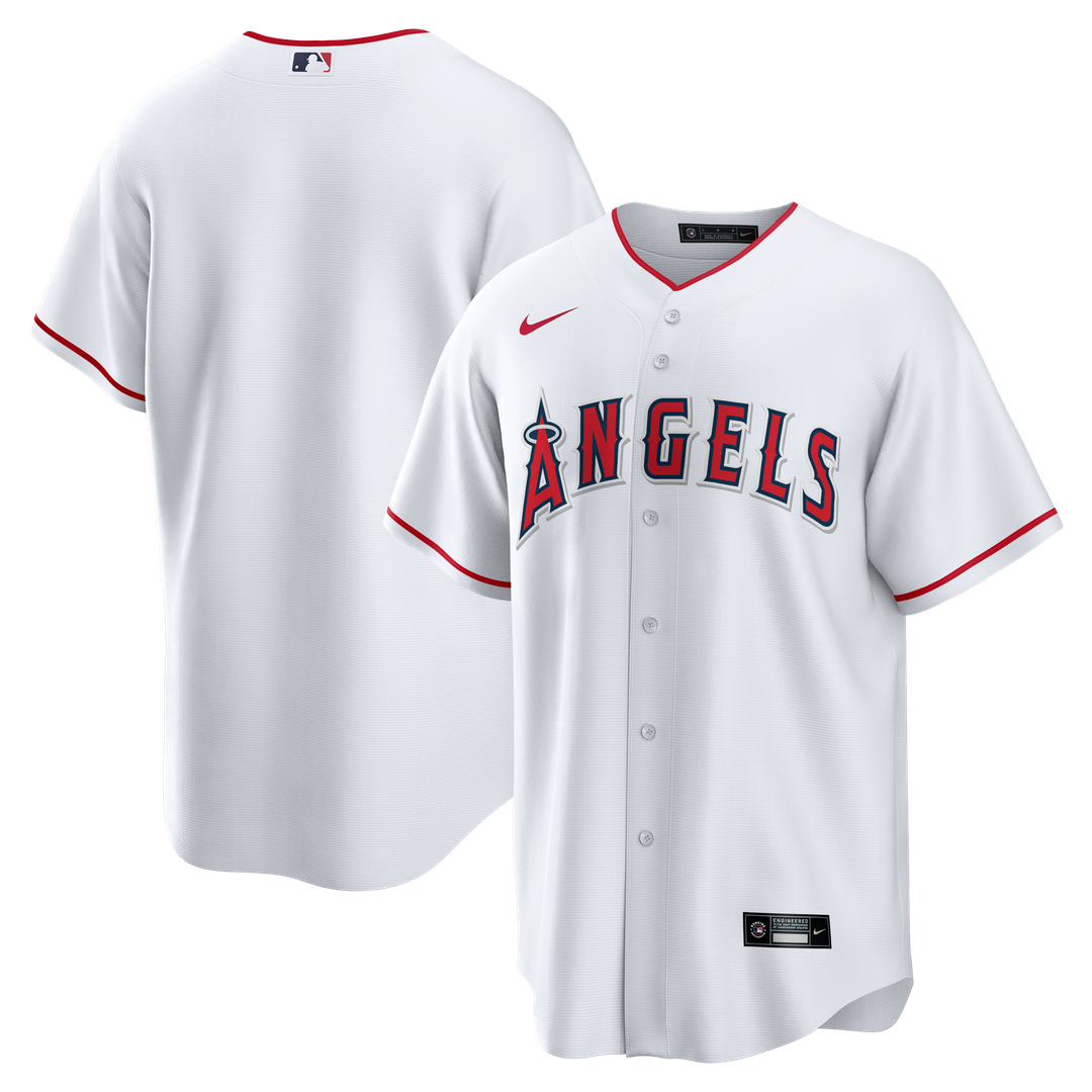 Los Angeles Angels Nike White Replica MLB baseball jersey