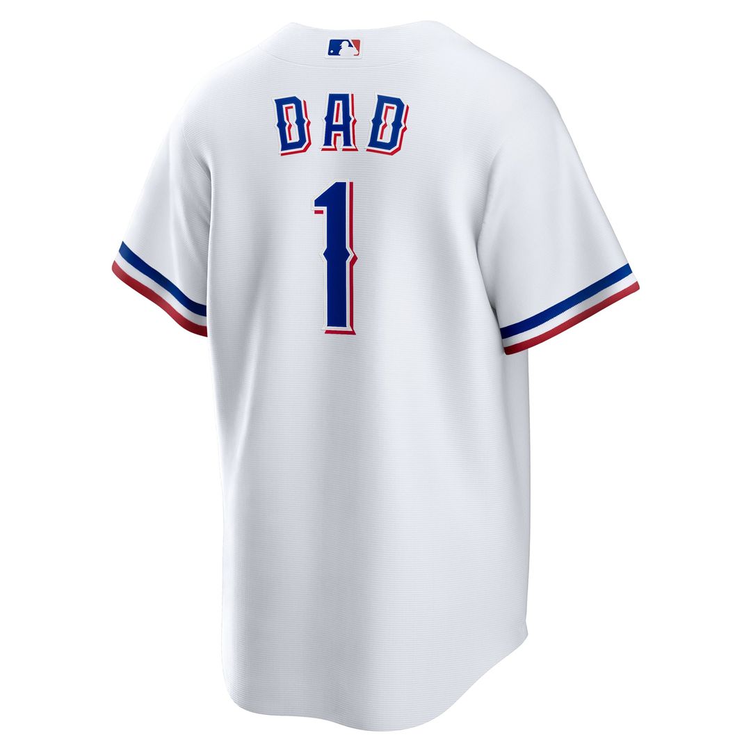 Texas Rangers Nike White Replica MLB Jersey