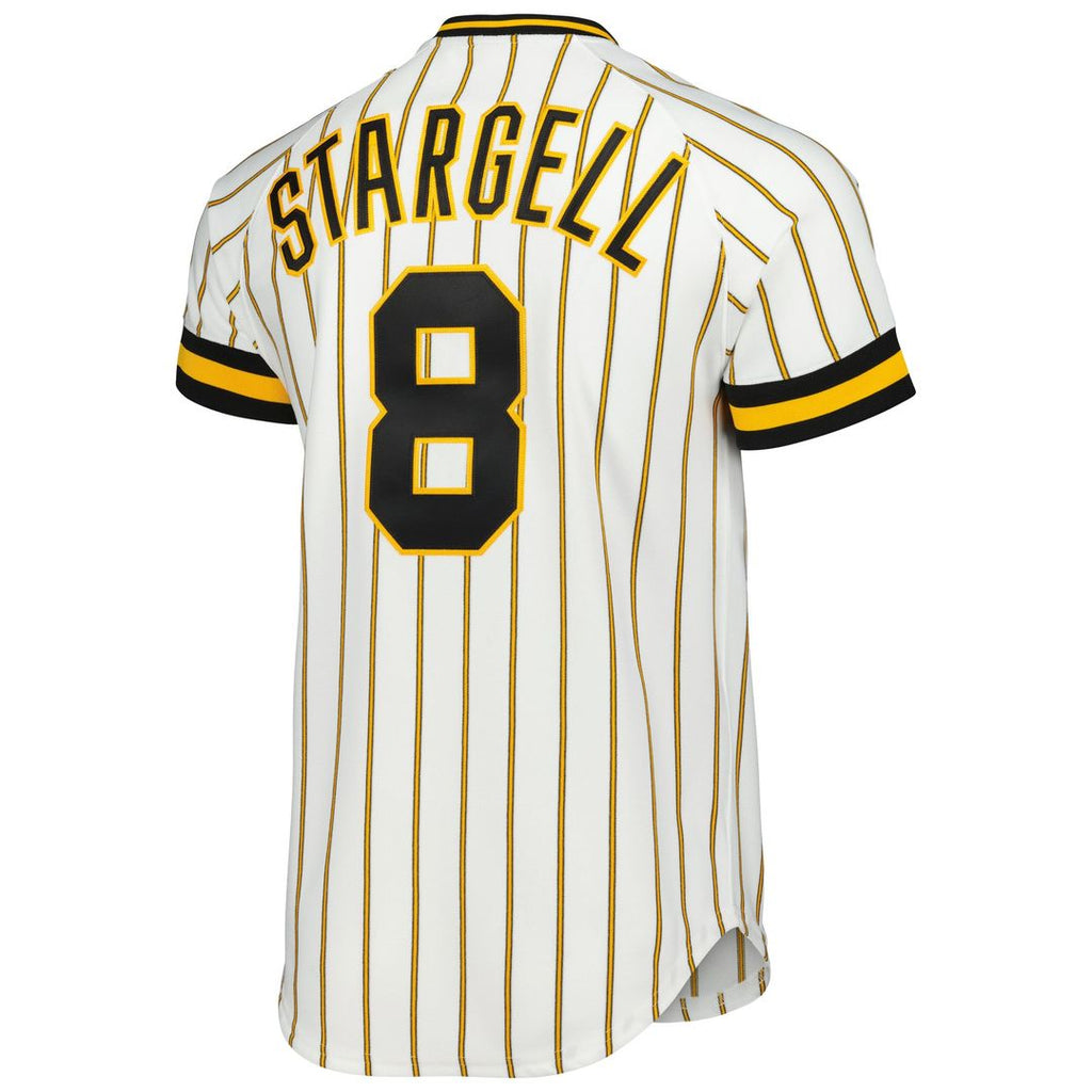 Pittsburgh Pirates Mitchell & Ness White Authentic MLB Jersey