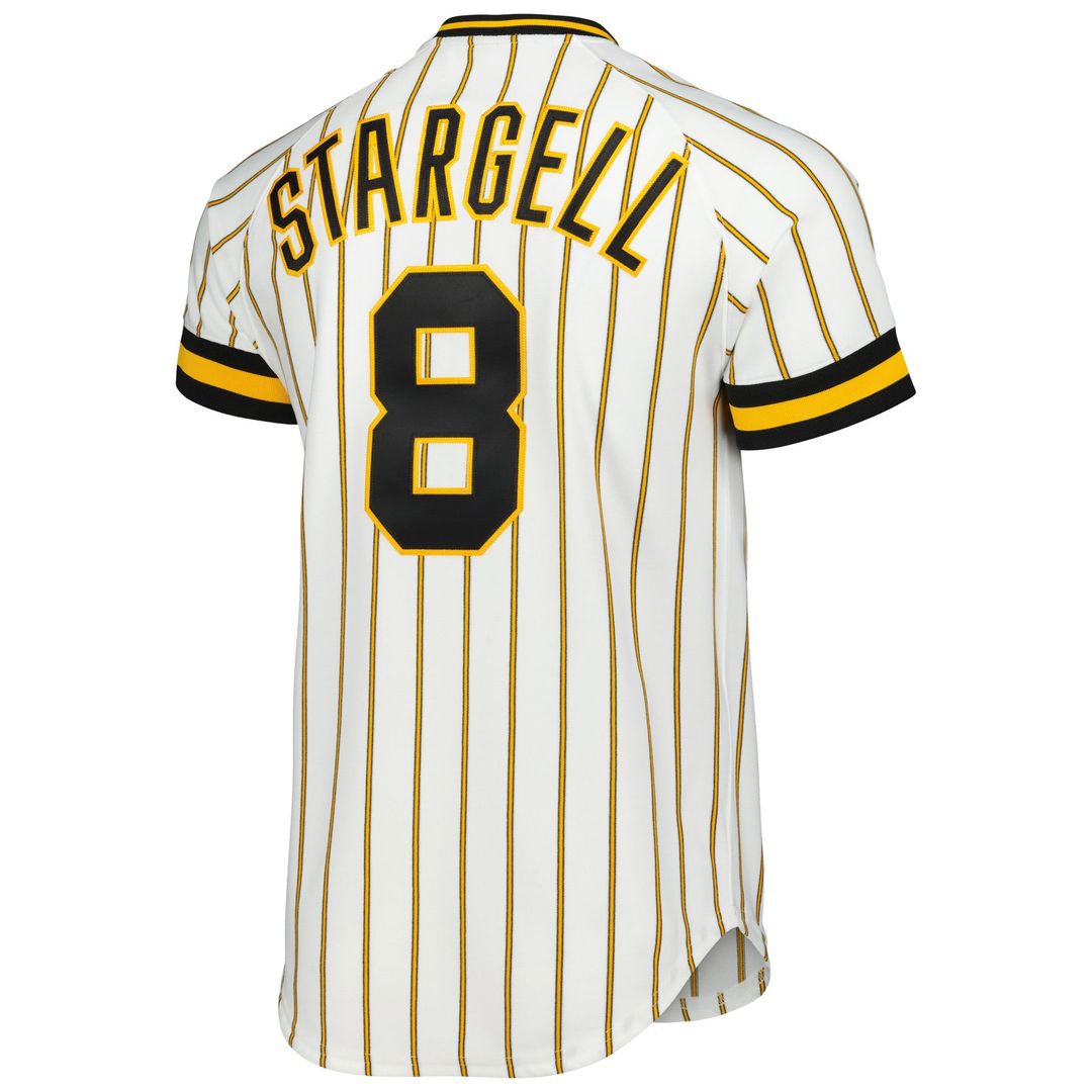 Pittsburgh Pirates Mitchell & Ness White Authentic MLB Jersey