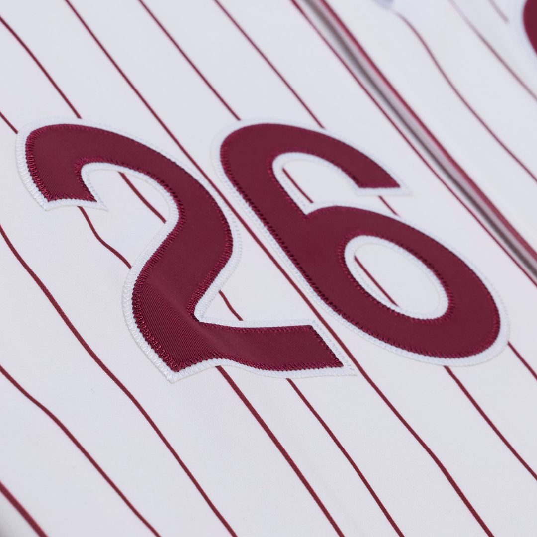 Philadelphia Phillies Mitchell & Ness White Authentic MLB Jersey