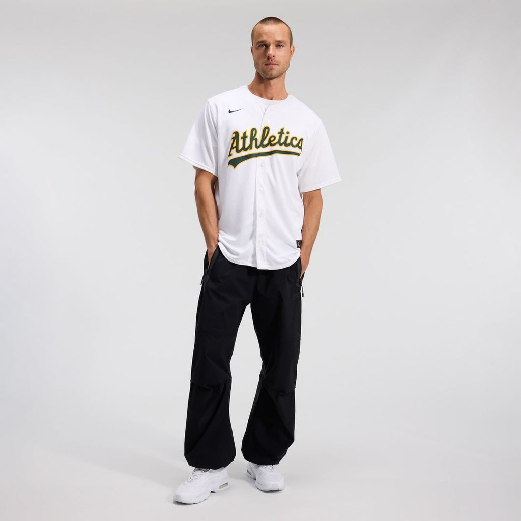 Athletics Nike White Replica MLB Jersey