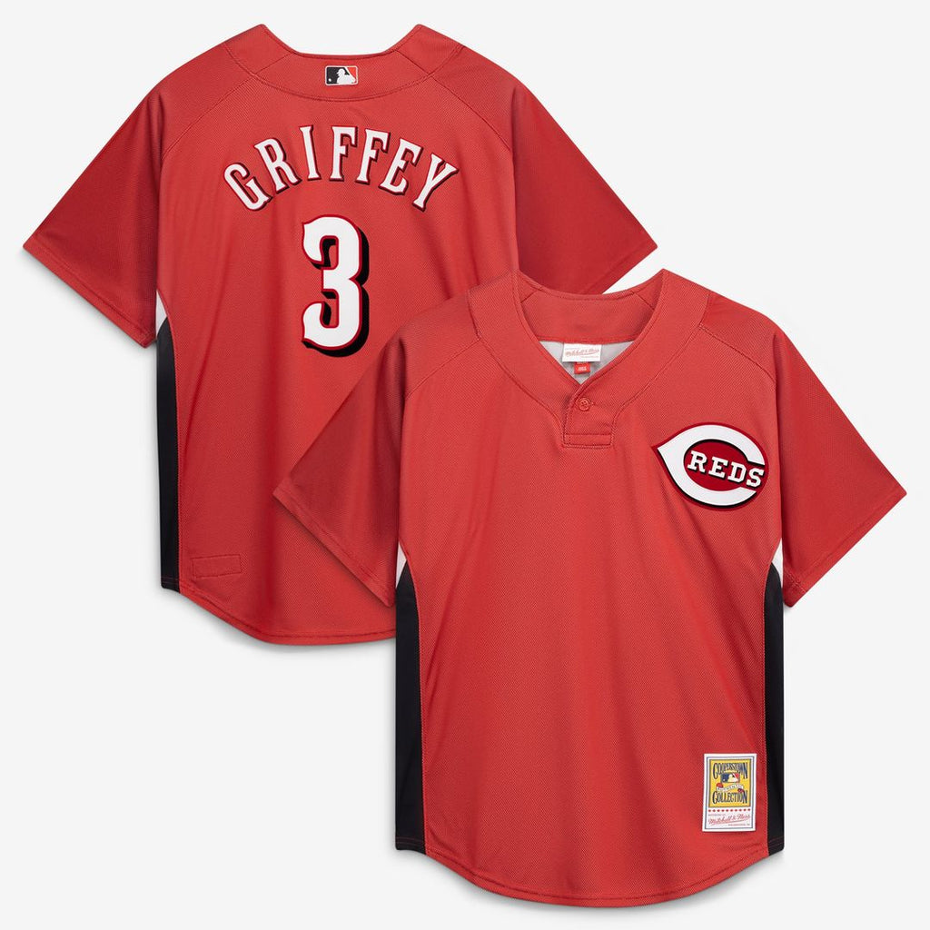 Cincinnati Reds Mitchell & Ness Red Authentic MLB baseball jersey