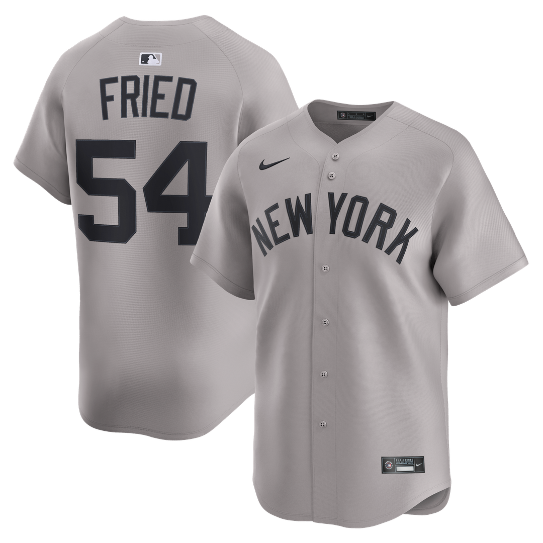 New York Yankees Nike Gray Authentic MLB baseball jersey