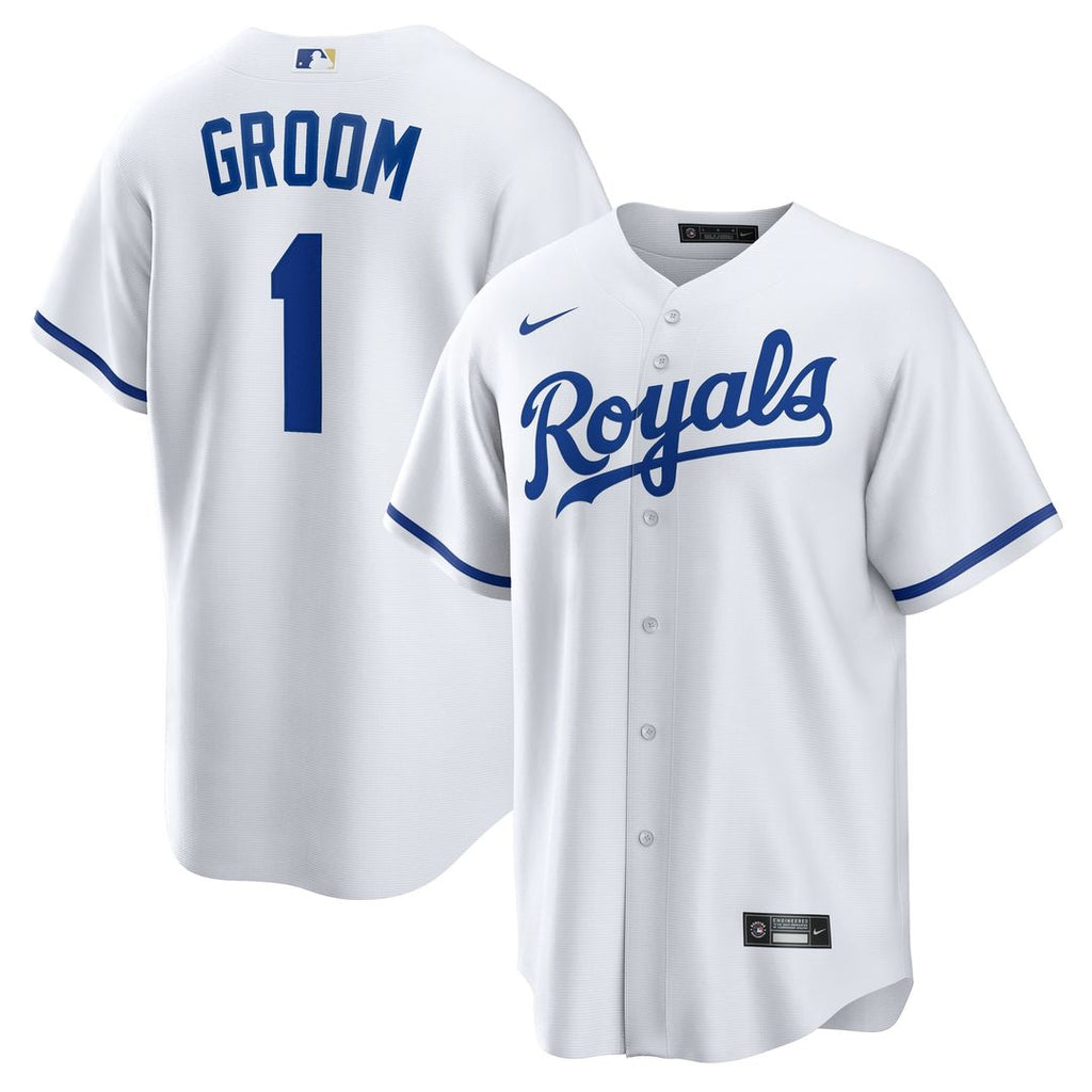 Kansas City Royals Nike White Replica MLB baseball jersey
