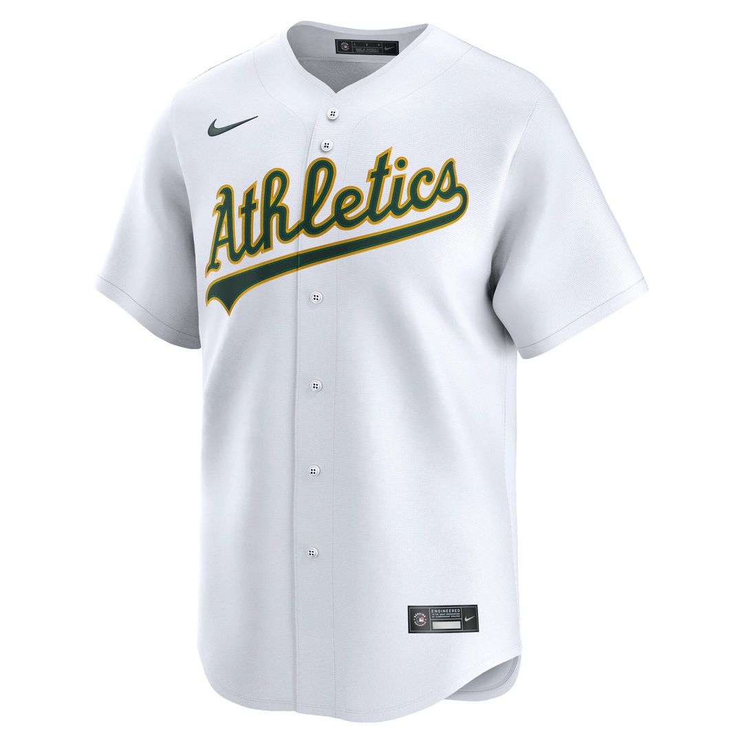 Athletics Nike White Replica MLB Jersey