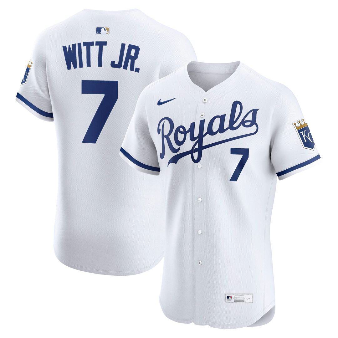 Kansas City Royals Nike White MLB baseball jersey