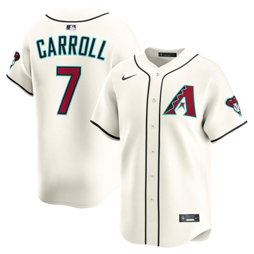Arizona Diamondbacks Nike Cream Authentic MLB Jersey