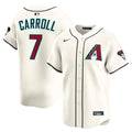 Arizona Diamondbacks Nike Cream Authentic MLB Jersey