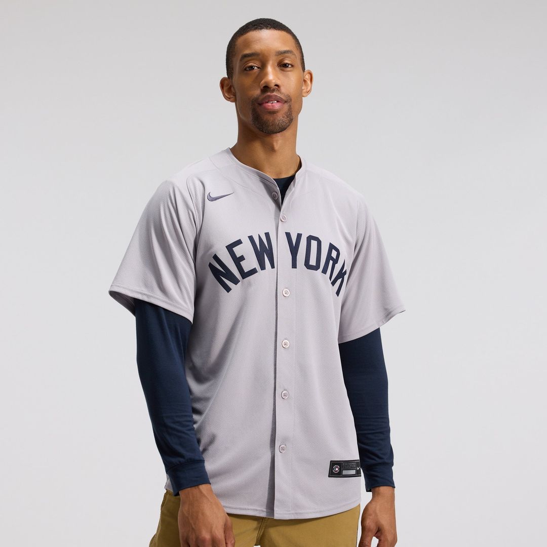 New York Yankees Nike Gray Authentic MLB Jersey