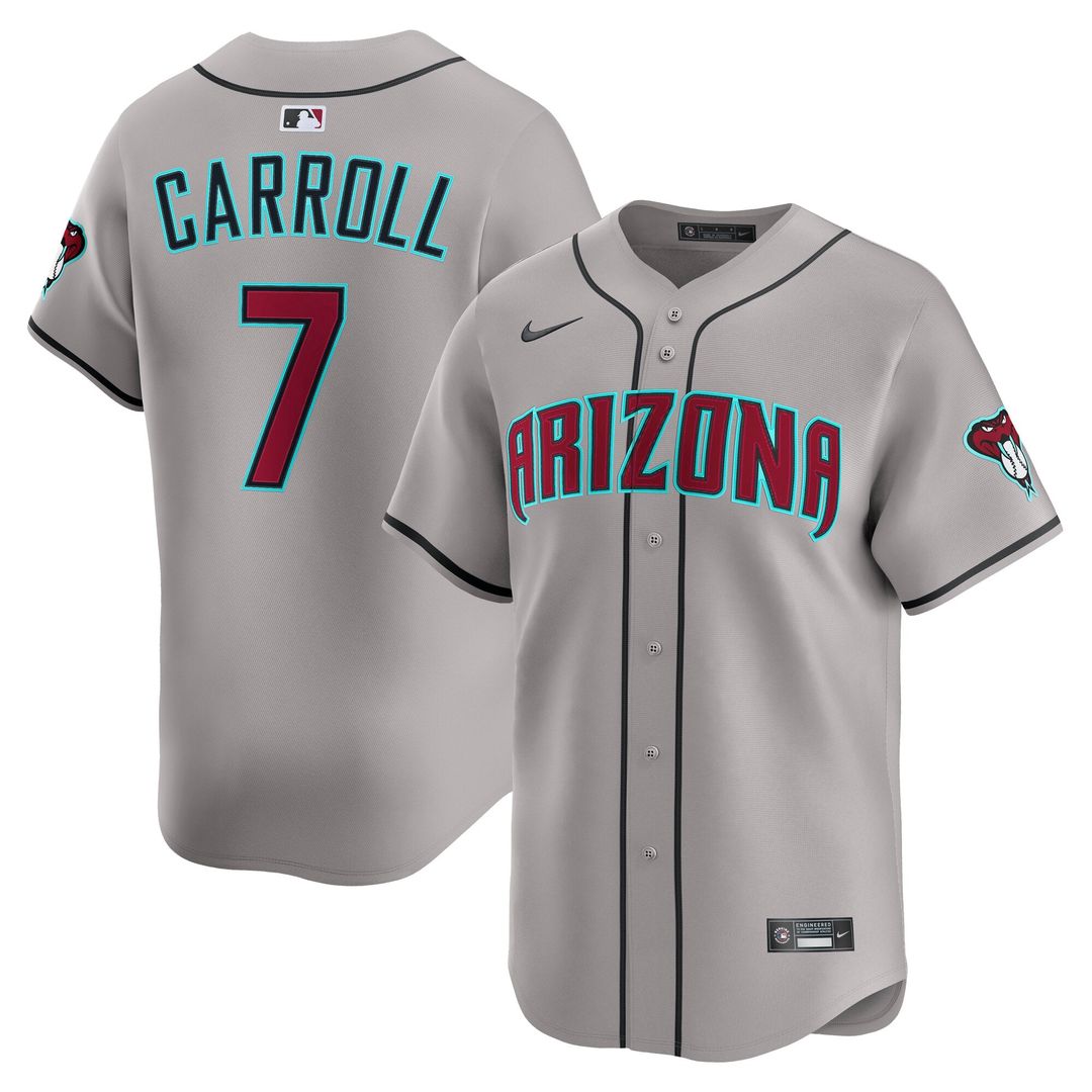 Arizona Diamondbacks Nike Gray Authentic MLB baseball jersey