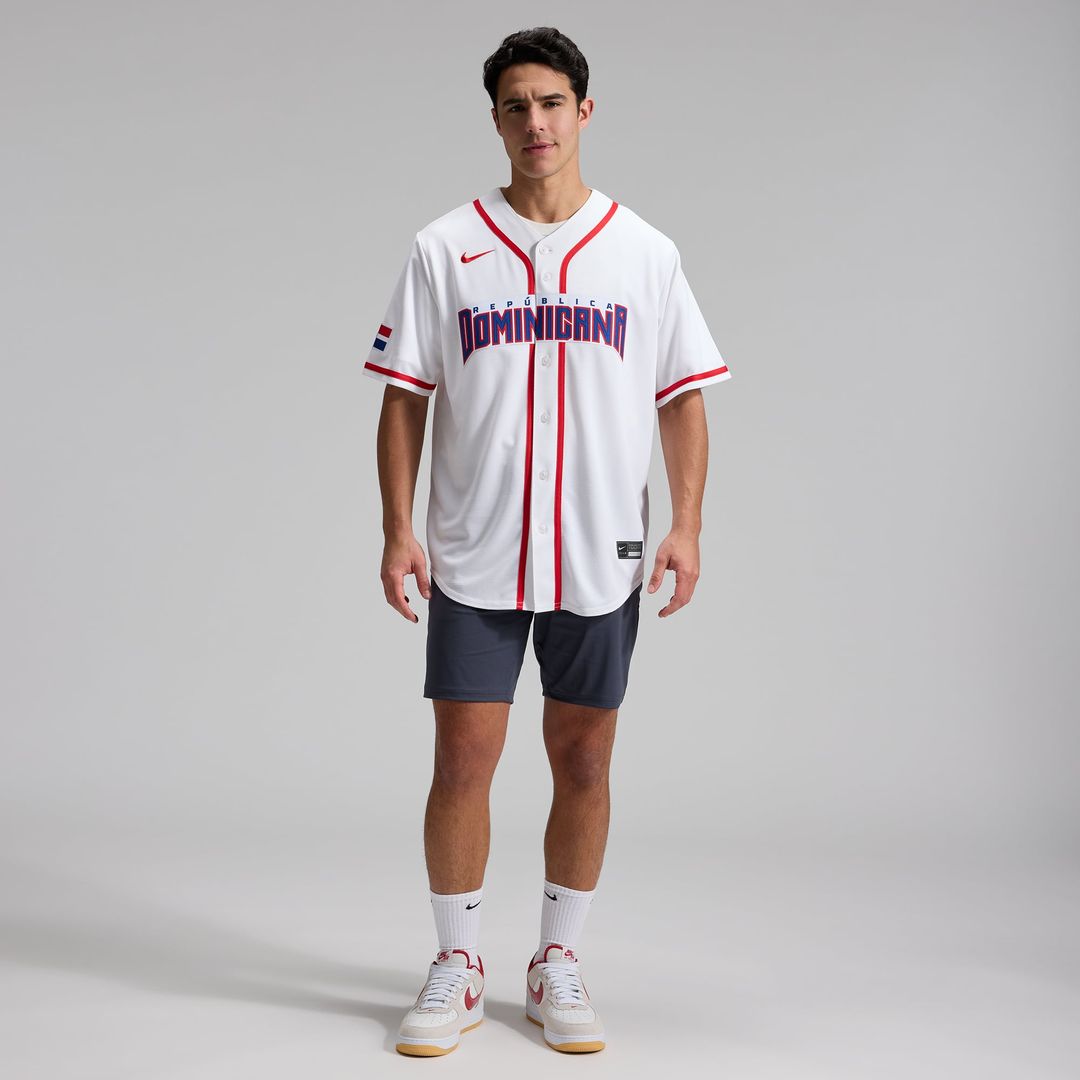 Dominican Republic Baseball Nike White MLB Jersey
