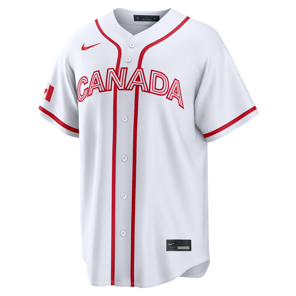 Canada Baseball Nike White MLB Jersey