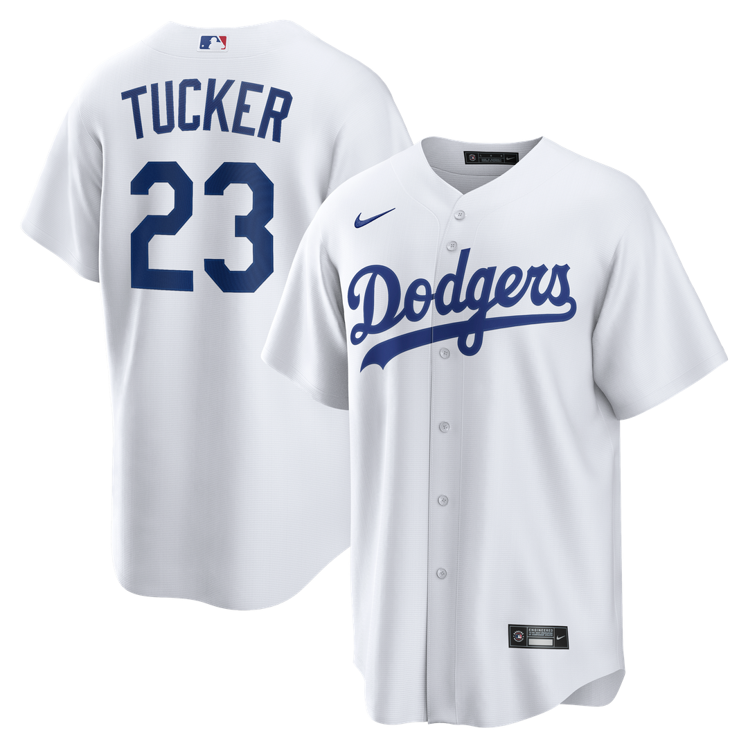 Los Angeles Dodgers Nike White Replica MLB baseball jersey