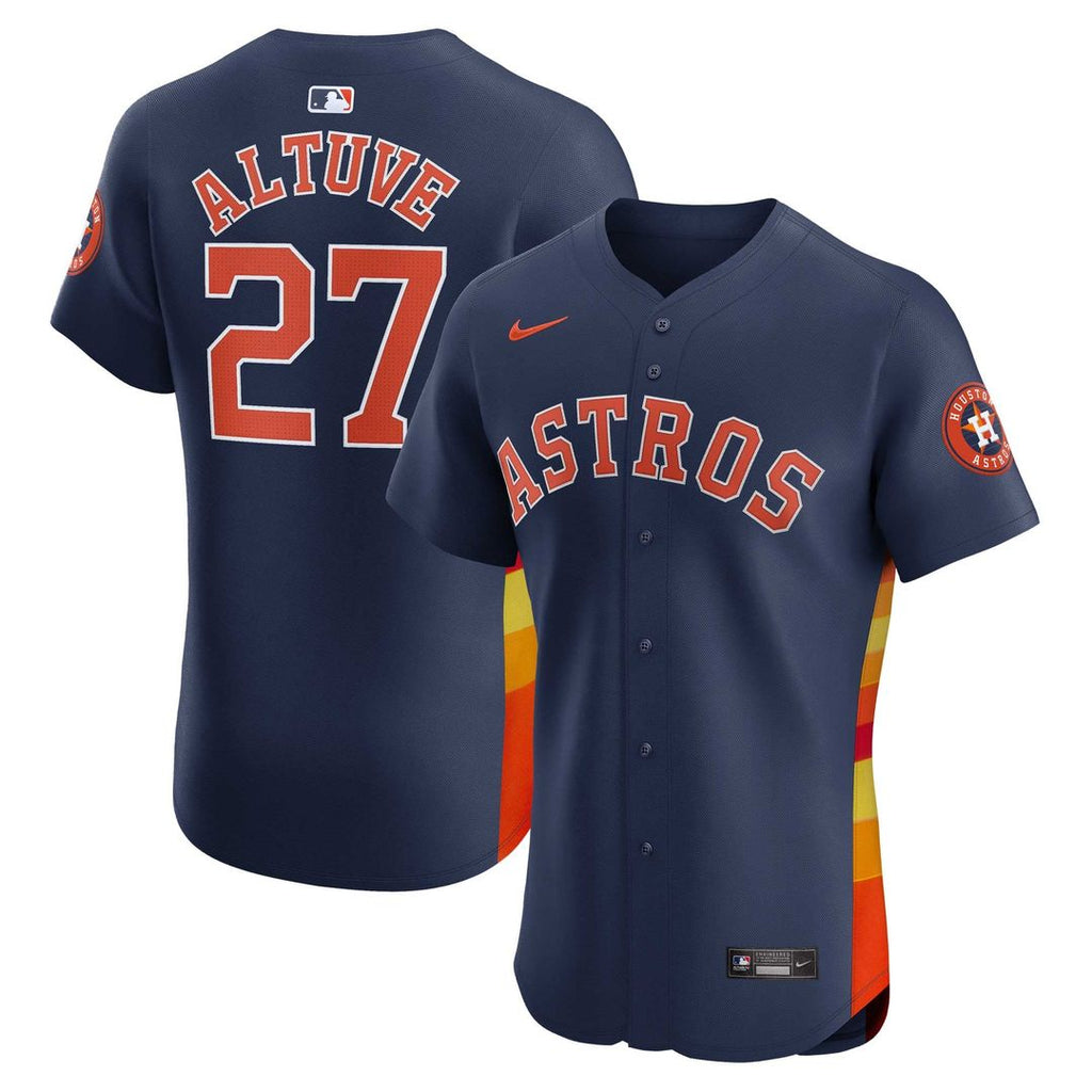 Houston Astros Nike Navy Authentic MLB baseball jersey