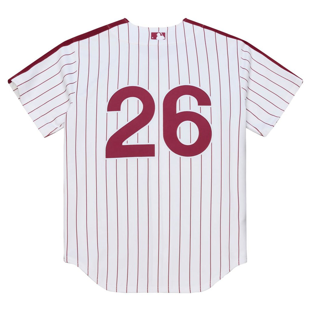 Philadelphia Phillies Mitchell & Ness White Authentic MLB Jersey
