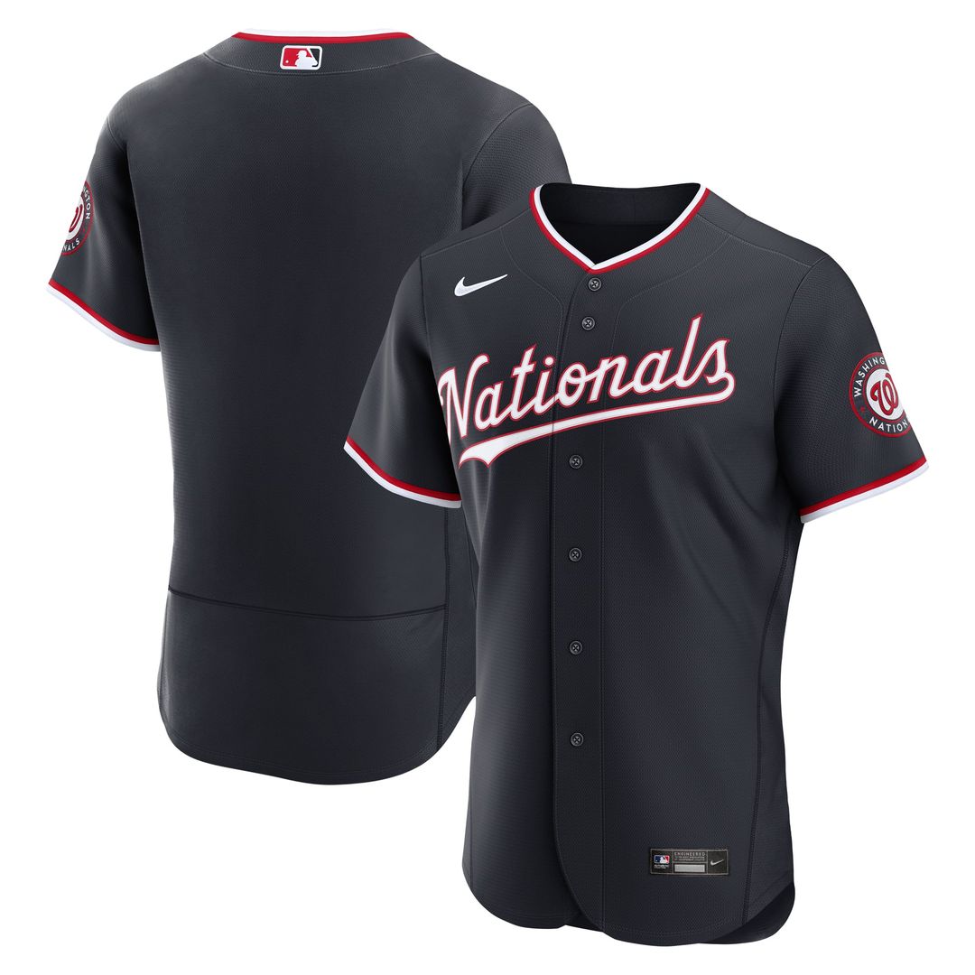 Washington Nationals Nike Navy Authentic MLB Jersey