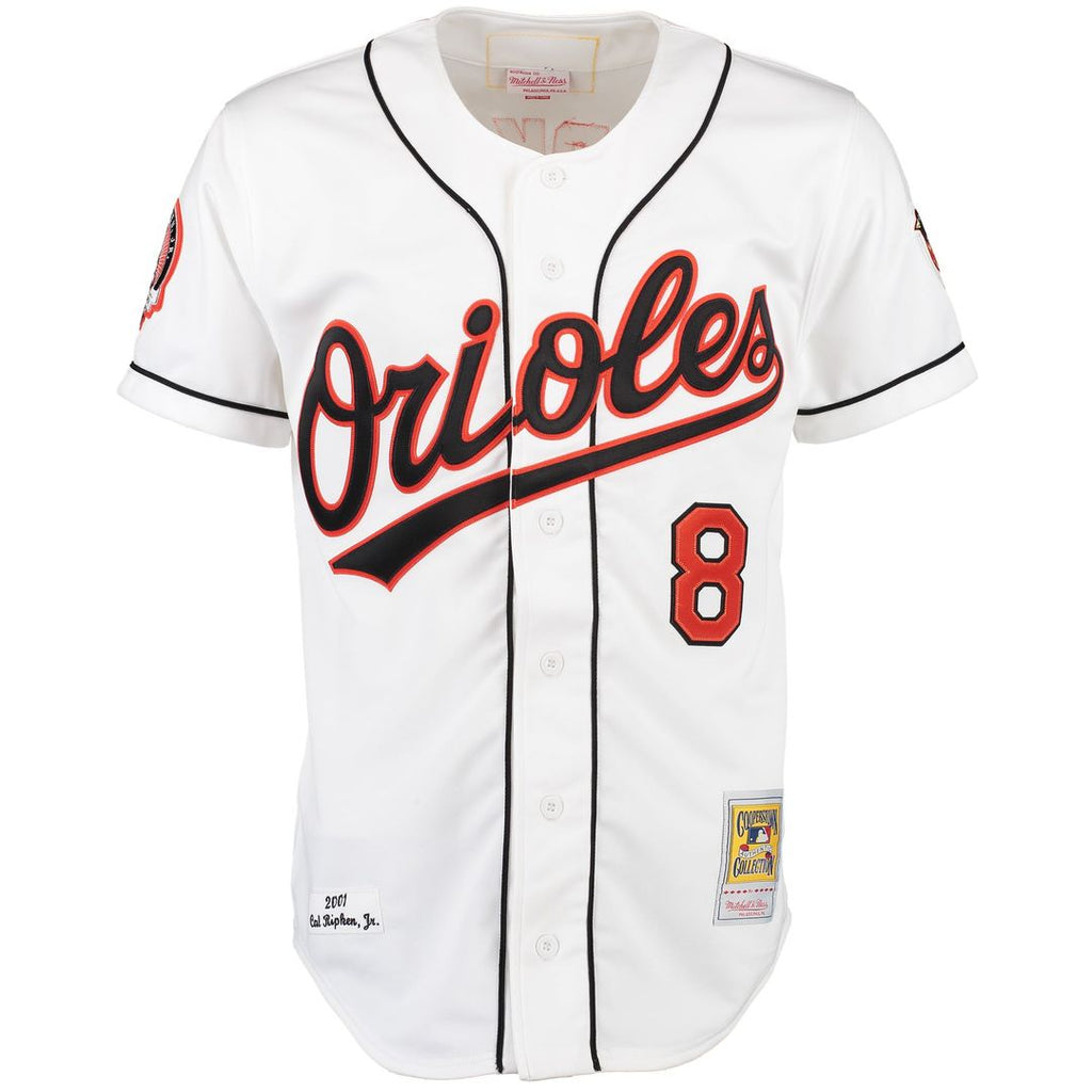 Baltimore Orioles Mitchell & Ness White Authentic MLB Jersey