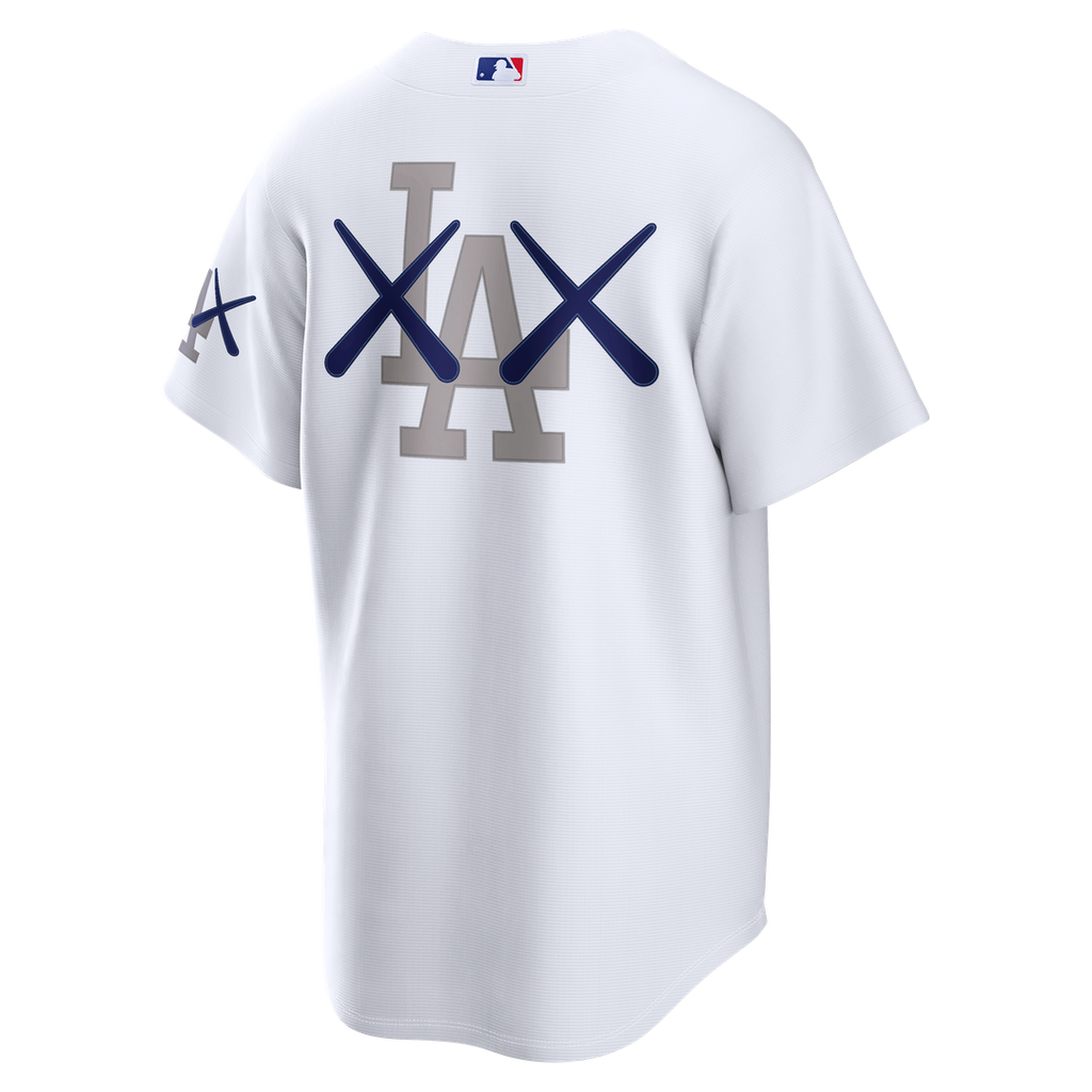 Los Angeles Dodgers Nike x KAWS White MLB Jersey