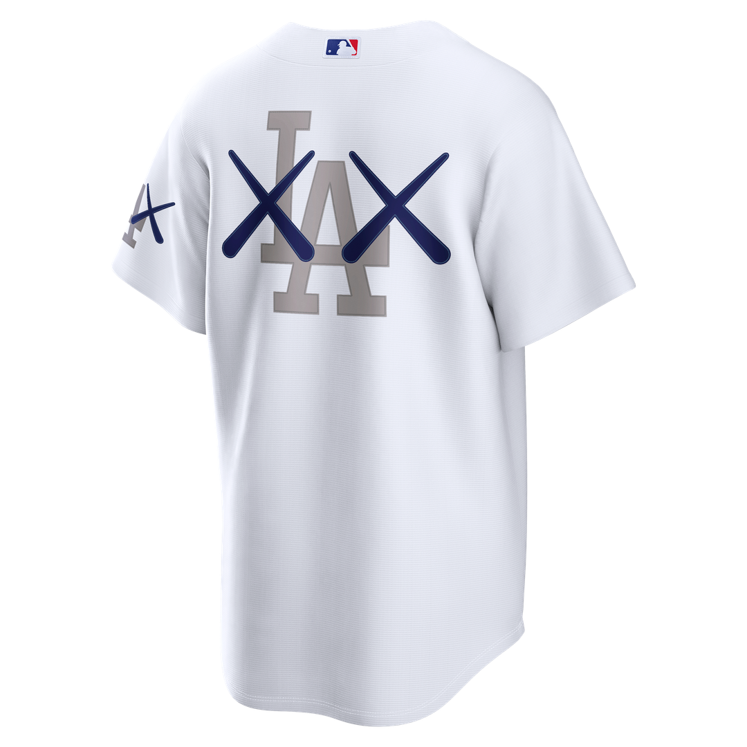 Los Angeles Dodgers Nike x KAWS White MLB Jersey