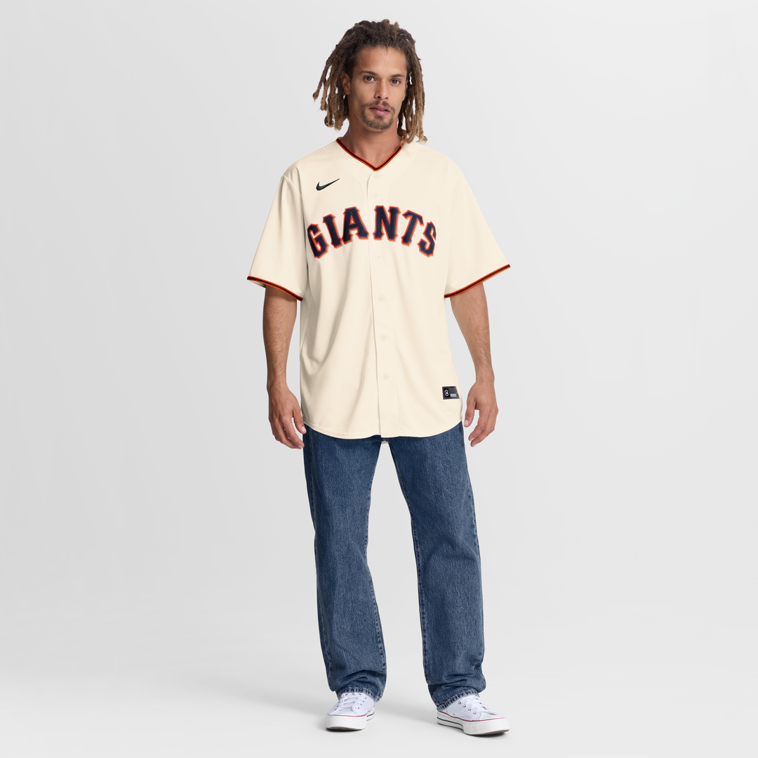 San Francisco Giants Nike Cream Replica MLB Jersey