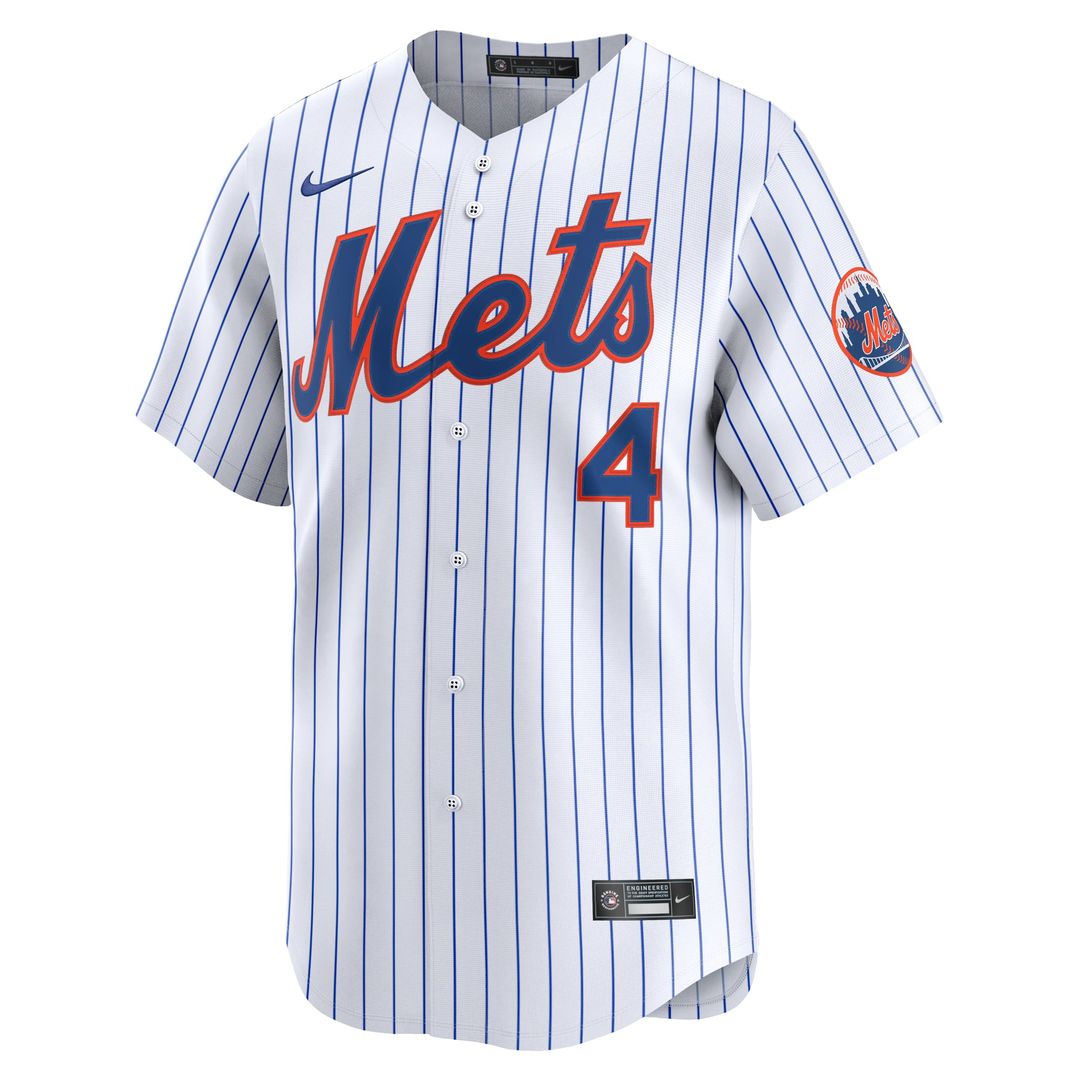 New York Mets Nike White Authentic MLB Jersey