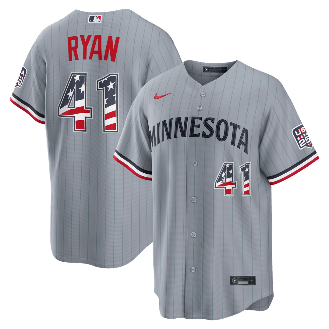 Minnesota Twins Nike Gray MLB baseball jersey