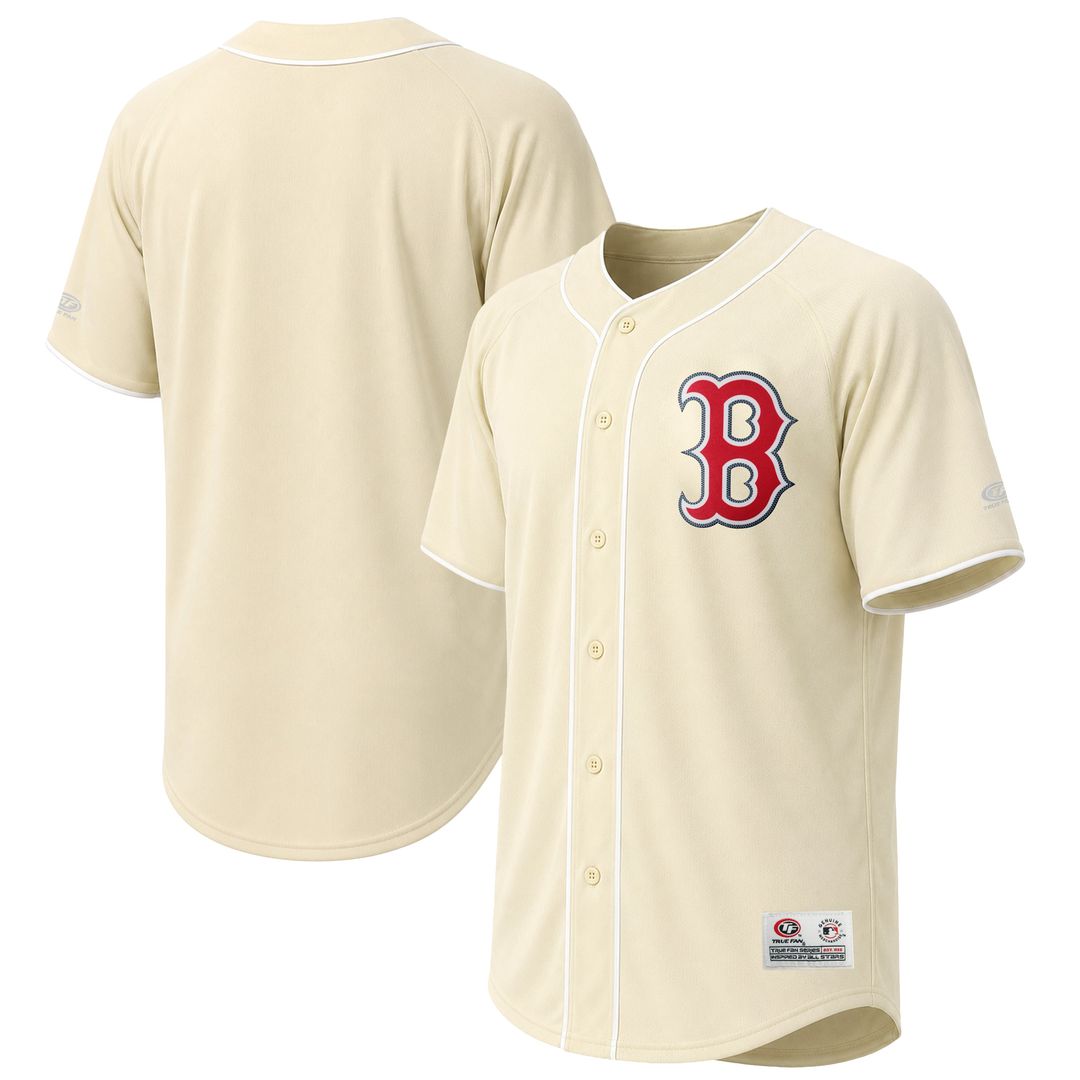 Boston Red Sox Stitches Red Authentic MLB baseball jersey