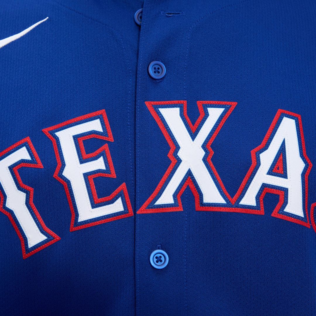 Texas Rangers Nike Royal MLB Jersey
