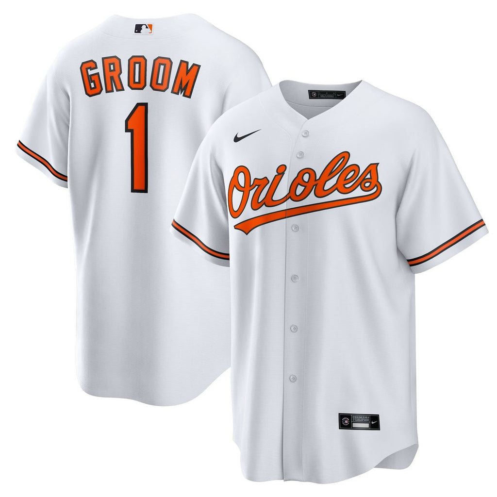 Baltimore Orioles Nike White Replica MLB baseball jersey