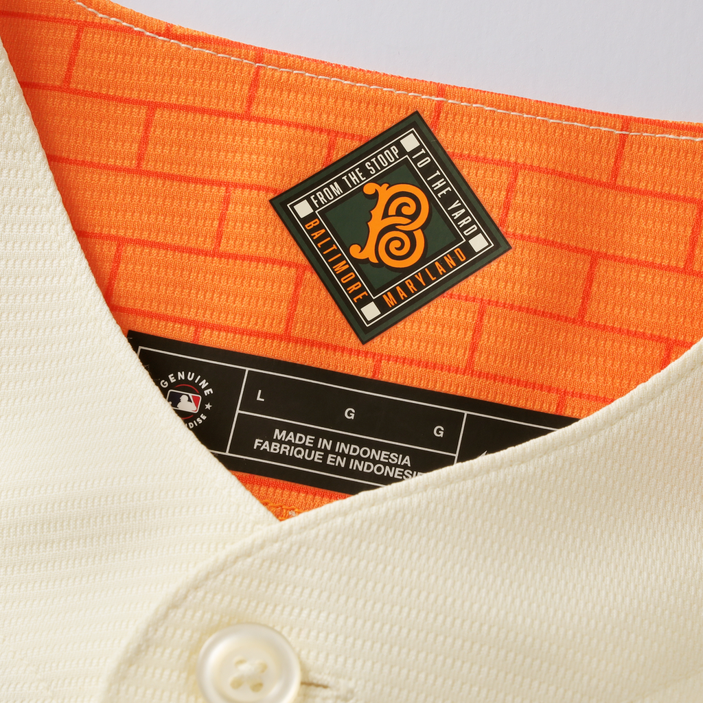 Baltimore Orioles Nike Cream MLB Jersey