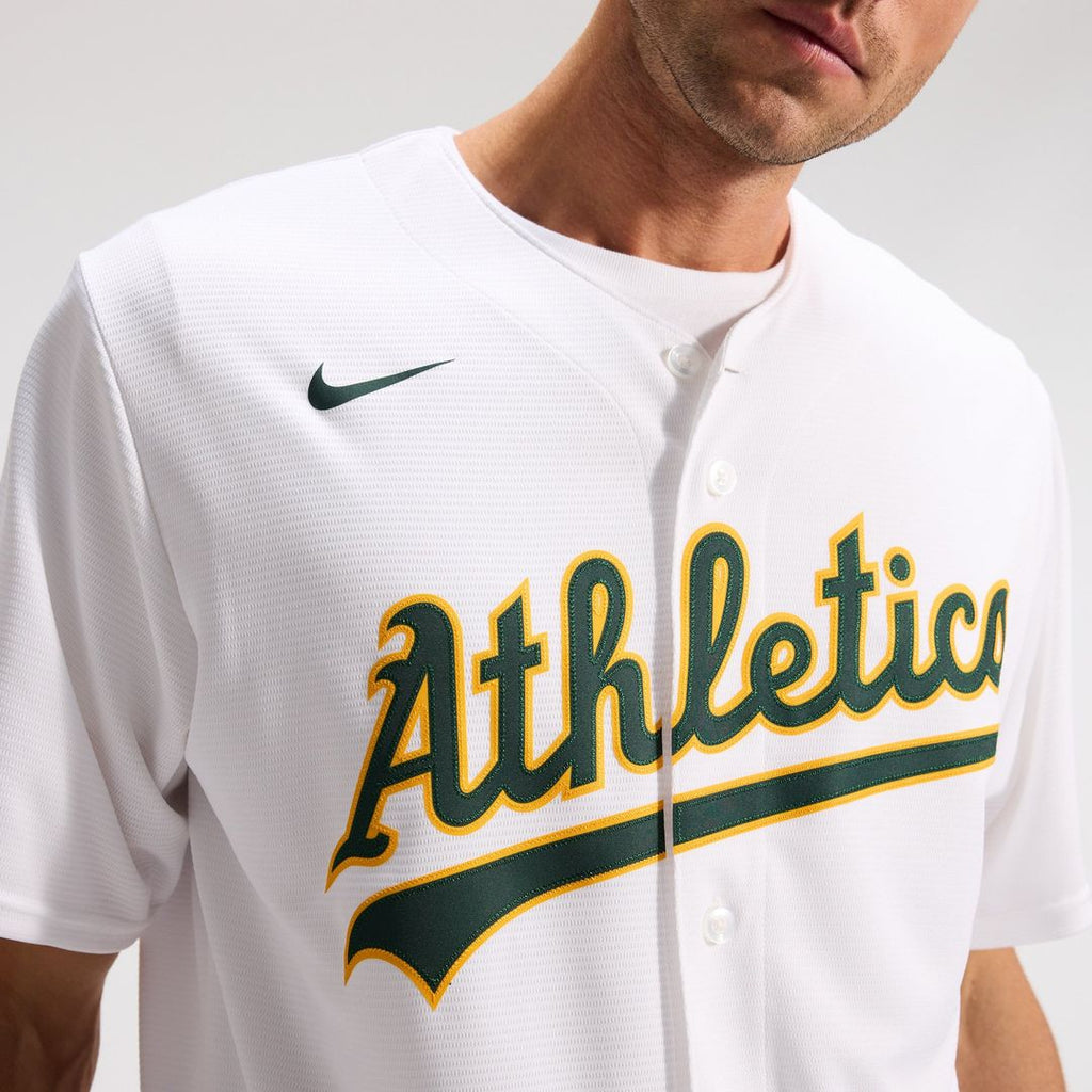 Athletics Nike White Replica MLB Jersey