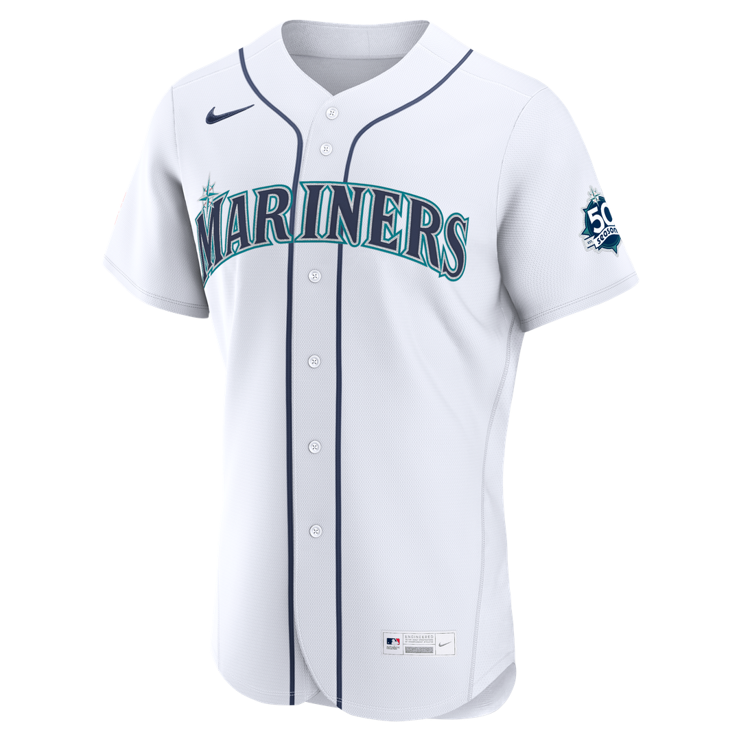 Seattle Mariners Nike White Authentic MLB Jersey