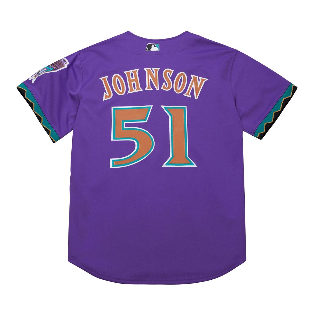 Arizona Diamondbacks Mitchell & Ness Purple Authentic MLB Jersey