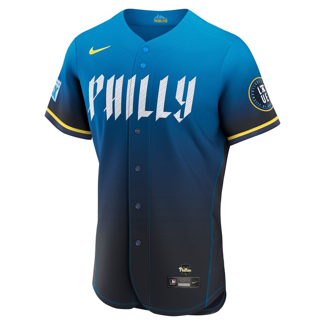 Philadelphia Phillies Nike Navy Authentic MLB Jersey