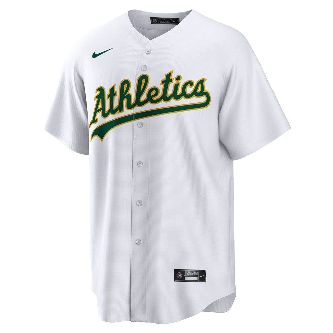 Athletics Nike White Replica MLB Jersey