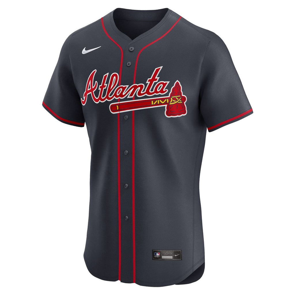 Atlanta Braves Nike Navy Authentic MLB Jersey