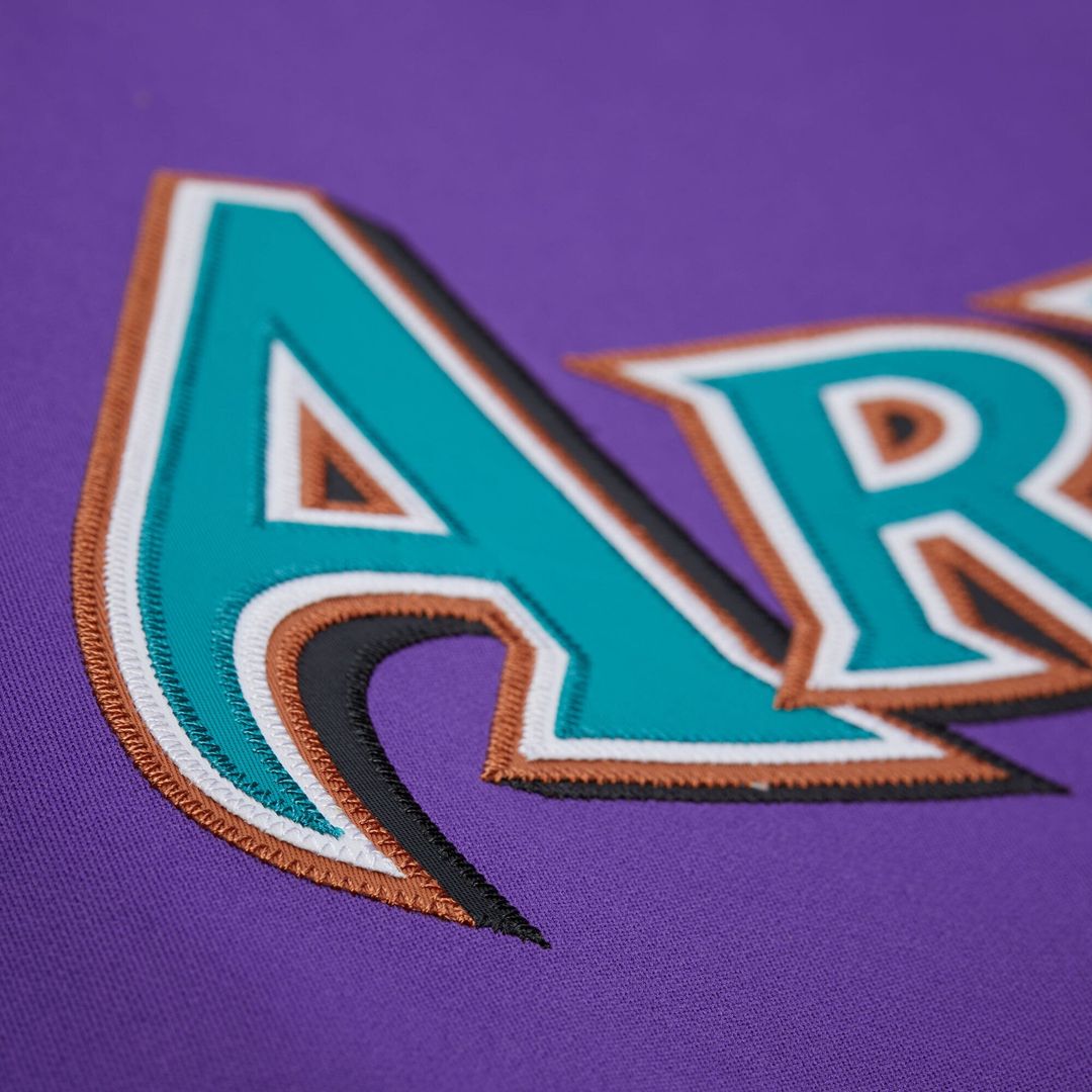 Arizona Diamondbacks Mitchell & Ness Purple Authentic MLB Jersey