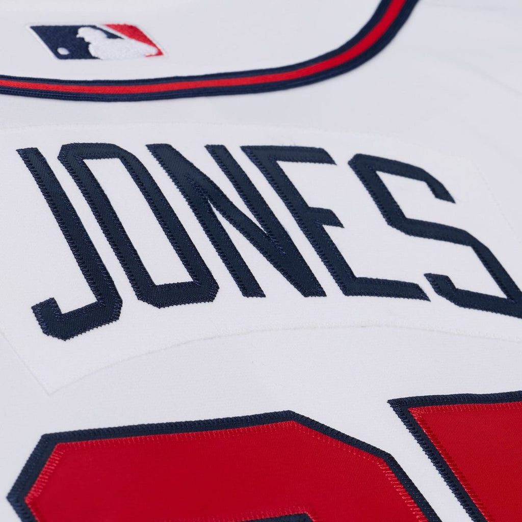 Atlanta Braves Mitchell & Ness White Authentic MLB Jersey