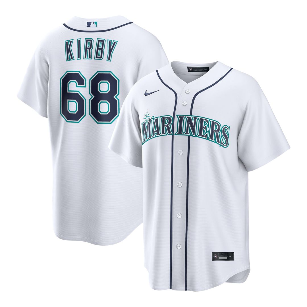 Seattle Mariners Nike White Replica MLB baseball jersey
