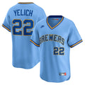 Milwaukee Brewers Nike Blue MLB baseball jersey