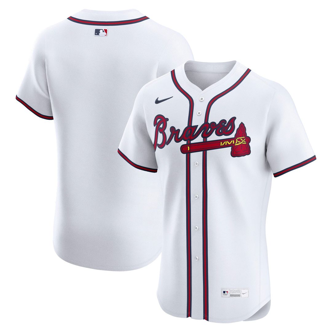 Atlanta Braves Nike Navy Authentic MLB Jersey