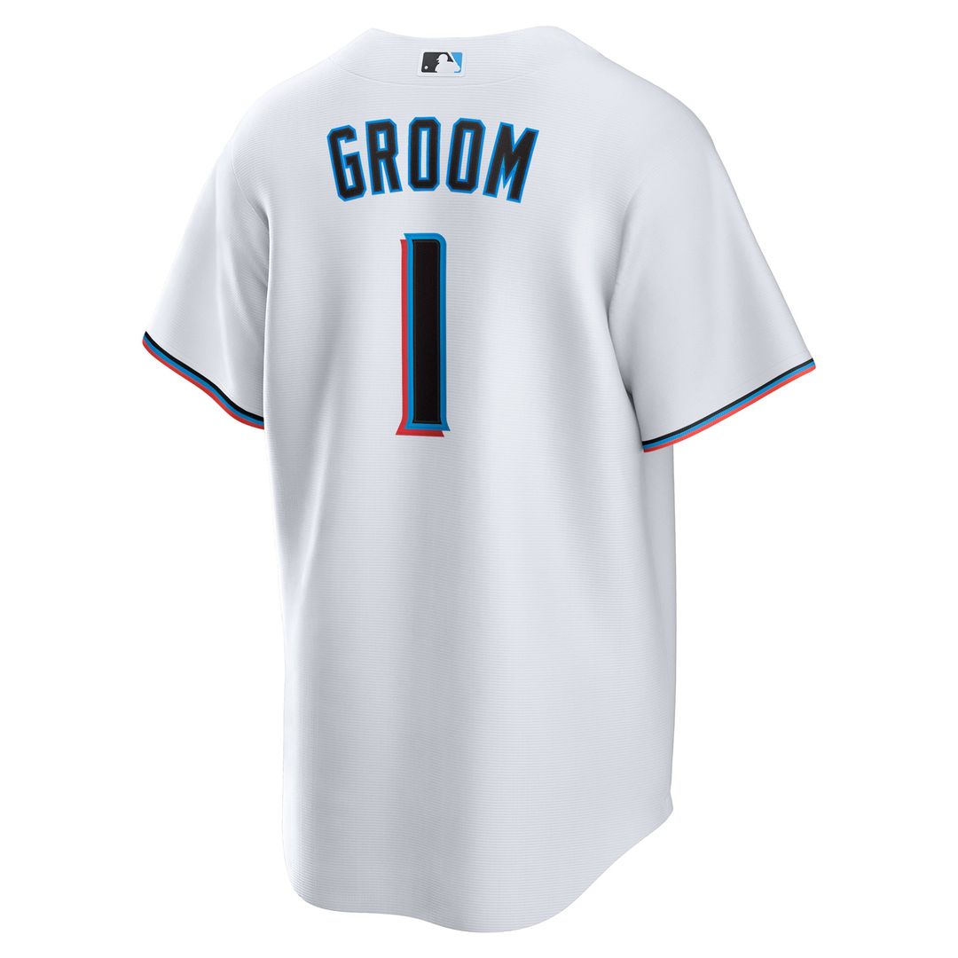 Miami Marlins Nike White Replica MLB Jersey