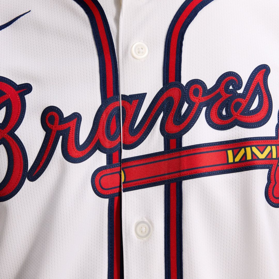 Atlanta Braves Nike White Authentic MLB Jersey