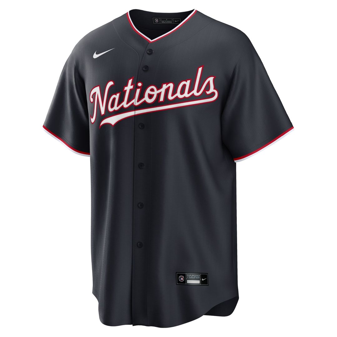 Washington Nationals Nike Navy Replica MLB Jersey