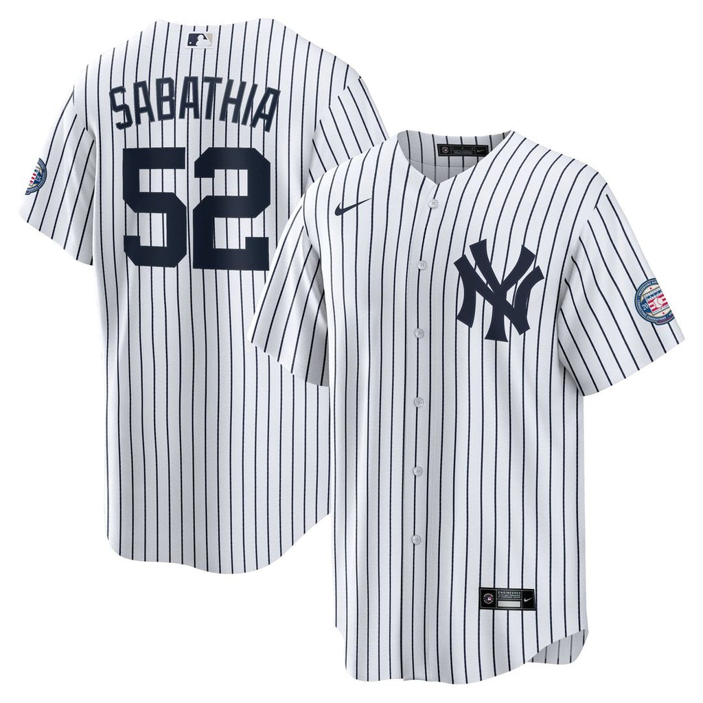 New York Yankees Nike White Replica MLB Jersey