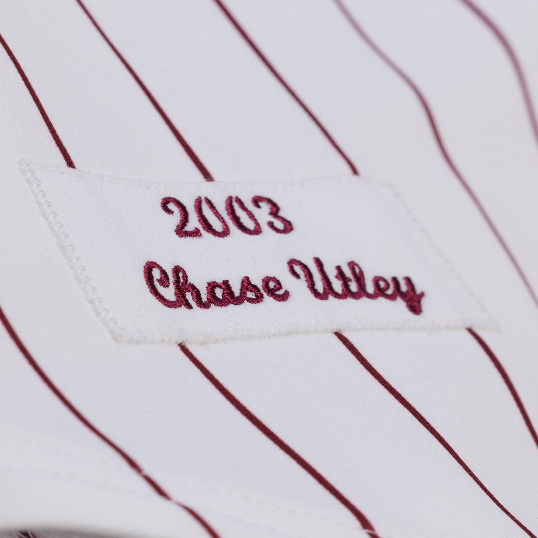 Philadelphia Phillies Mitchell & Ness White Authentic MLB Jersey